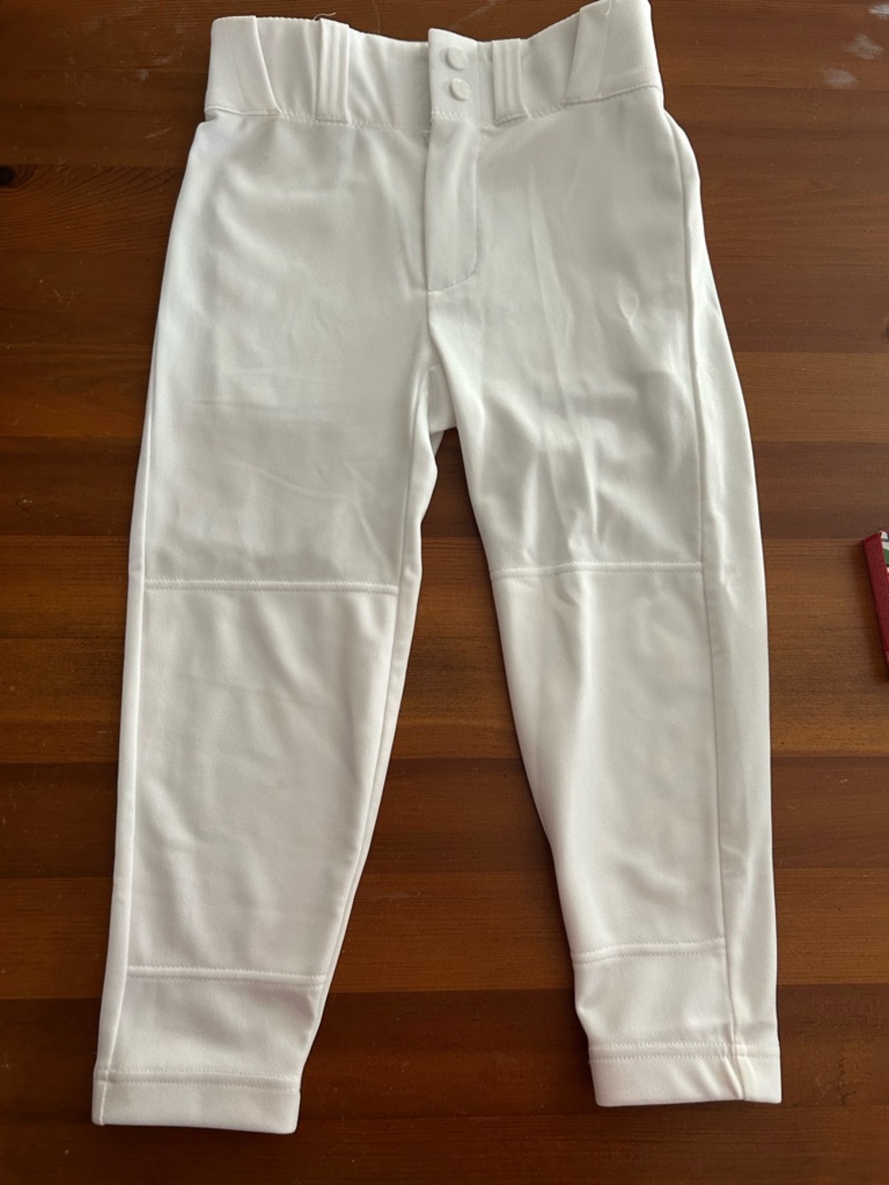 Dirty Mids-Kids White Athletic Baseball Pants